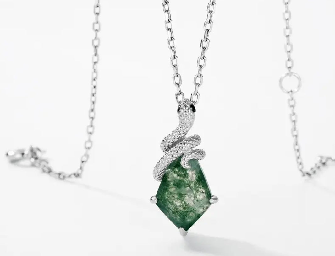 Transformation Snake sterling Silver Necklace